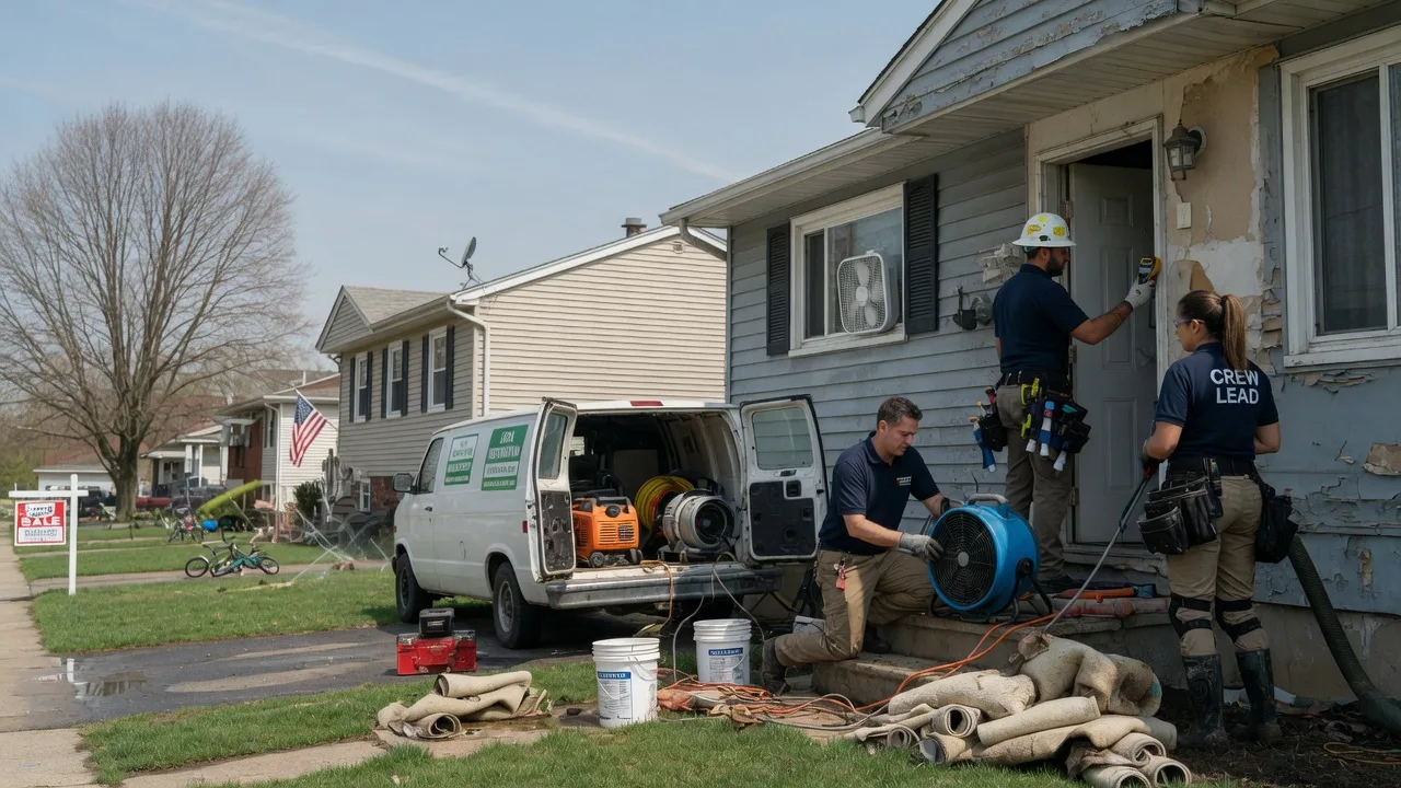 Flood Cleanup in Chesterfield, IL near me